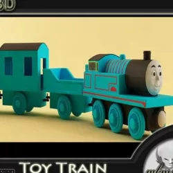 Toy Train 3d model