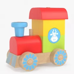 Toy Train Constructor 3d model