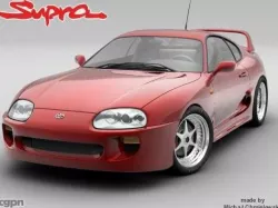 Toyota Supra 3d model