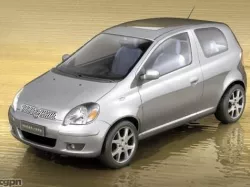 Toyota Yaris / Vitz 2005 3d model