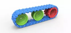 Track for toy models 3d model
