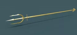 Trident of King Atlan from movie Aquaman 3d model