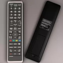 TV remote control 3d model