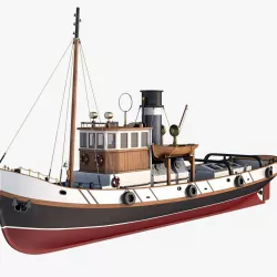 Ulises Tugboat 3d model