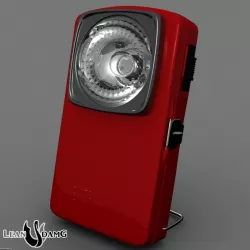Vintage Battery Lantern 3d model
