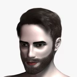 Virtual Hair 15 3d model