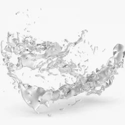 Water splash 3d model
