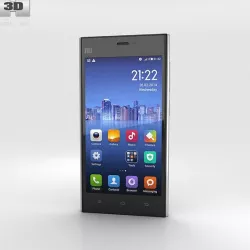 Xiaomi MI-3 Silver 3d model