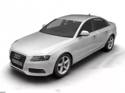 2008 Audi A4 3d model