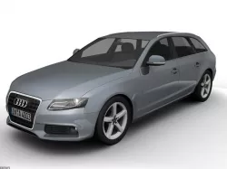2008 Audi A4 Avant 3d model