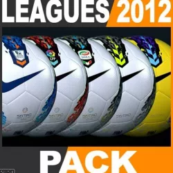2011 2012 Nike T90 Seitiro Leagues Match Balls Pack 3d model
