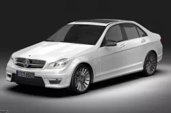 2012 Mercedes Benz C63 AMG 3d model