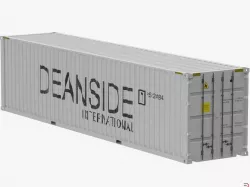 40 ft High Cube Container 3d model