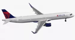 Airbus A321 NEO Delta 3d model