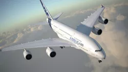 Airbus A380 with interior 3d model