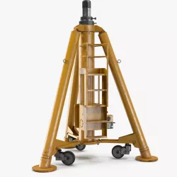 Aircraft Tripod Jack 3d model