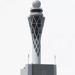Airport Tower 3d model