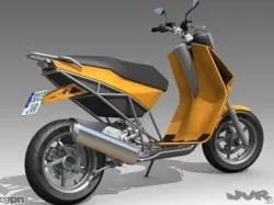 Albura Scooter Concept 3d model