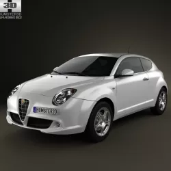 Alfa-Romeo MiTo 2009 3d model