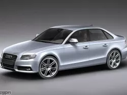 Audi A4 2008 3d model