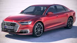 Audi A8 2018 3d model