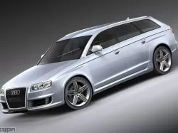 Audi RS6 Avant 2008 3d model
