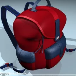 backpack 3d model