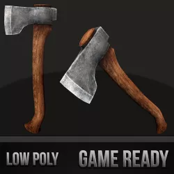 Baltic Carpenter Axe 3d model
