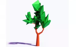 Beautiful Low Poly Tree 3d model