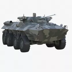 BTR 90 Armoured Transporter 3d model