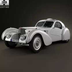 Bugatti Type 57SC Atlantic 1936 3d model