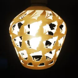 butterfly lamp shade