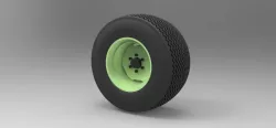 Car wheel 3d model