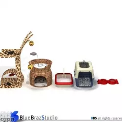 Cat Set 3d model