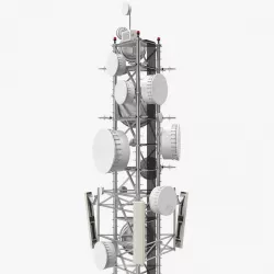Cell Phone Tower 3 3d model