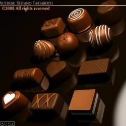 Chocolates 3d model
