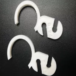 Christmas star curtain rod hook