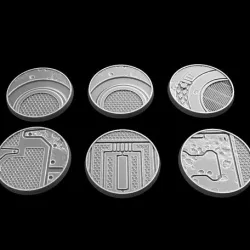 circular bases 28mm