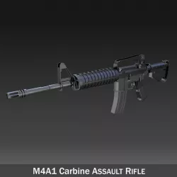 Colt M4A1 Carbine Assault rifle 3d model