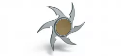 Cosplay Ninja shuriken 3d model