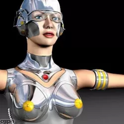 Cyber Girl 3d model