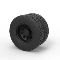Diecast Rear wheel from truck