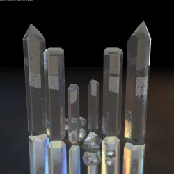 Different Types of Quartz 3d model