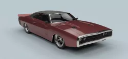 Dodge Charger 1970 3d model