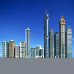 Dubai building 3d model