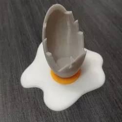 Egg phone stand