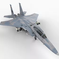 F-15C Strike Eagle, USAF 3d model