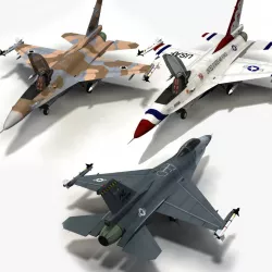 F-16 Fighting Falcon 3d model