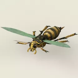 Fantasy Bee 3d model