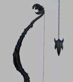 Fantasy bow 3d model